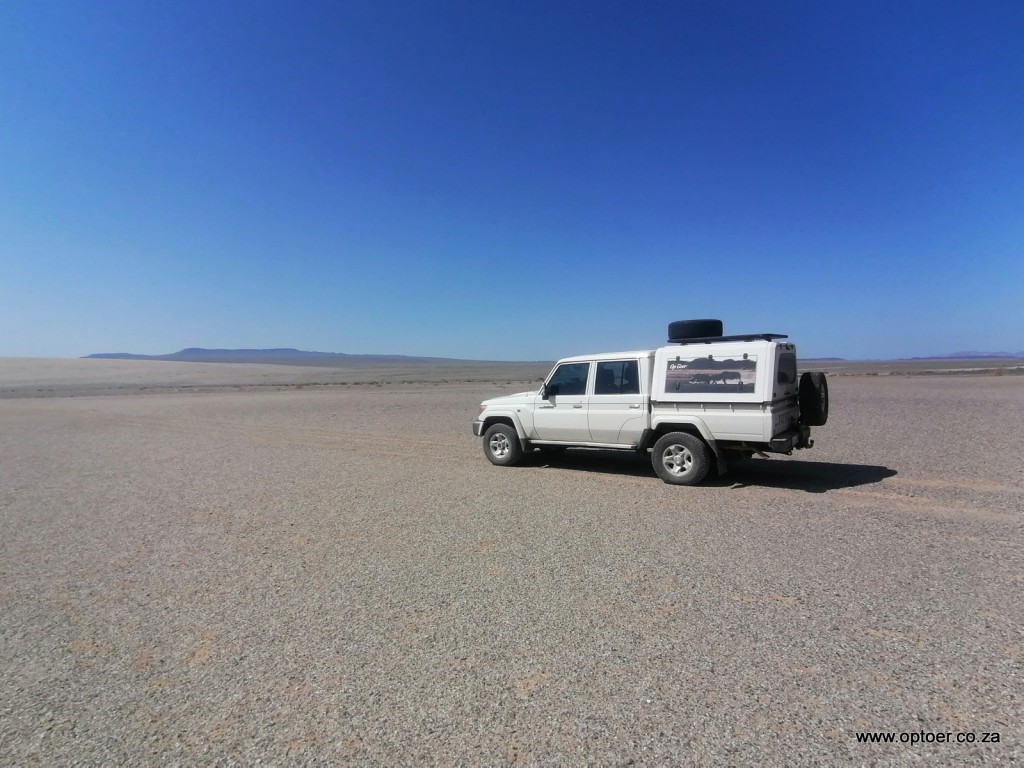Exiting the Kamgab River in Namibia
