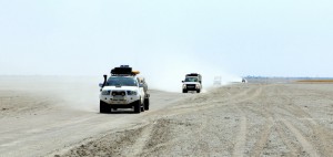 Crossing Ntwetwe Pan